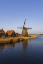 Otter windmill near Alkmaar, The Netherlands Royalty Free Stock Photo