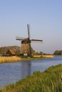 Otter windmill near Alkmaar, The Netherlands Royalty Free Stock Photo