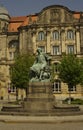 Otto Gvericke Statue, Magdeburg, Germany Royalty Free Stock Photo