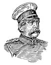 Otto von Bismark, vintage illustration Royalty Free Stock Photo