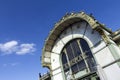 The Otto Wagner Pavilion on Karlsplatz in Vienna Royalty Free Stock Photo