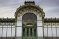 Otto Wagner Pavilion Karlsplatz, Vienna Royalty Free Stock Photo