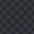 seamless ottoman pattern and background vector illustration Royalty Free Stock Photo