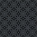 seamless ottoman pattern and background vector illustration Royalty Free Stock Photo