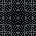 seamless ottoman pattern and background vector illustration Royalty Free Stock Photo