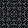 seamless ottoman pattern and background vector illustration Royalty Free Stock Photo