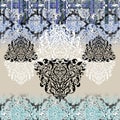 ottoman embellished scarf design