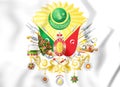 Ottoman Empire coat of arms 1299-1923. Royalty Free Stock Photo