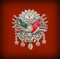 Ottoman Empire Emblem , ( Old Turkish Symbol ) Royalty Free Stock Photo