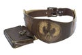 Ottoman empire leather archer belt