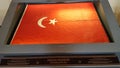 Ottoman Flag From Muesum, Turkey Royalty Free Stock Photo