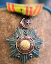 Ottoman medal with star and crescent