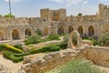 Ottoman minaret in the Tower of David courtyard in Jerusalem