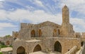 Ottoman minaret in the Tower of David courtyard in Jerusalem