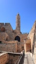 Ottoman Minaret of the Tower of David Site Royalty Free Stock Photo