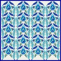 Ottoman motifs design series seventy one Royalty Free Stock Photo