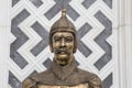 Ottoman soldier. historical bronze armor Royalty Free Stock Photo