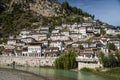 Ottoman architecture view in historic berat old town albania