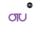 OTU Logo Letter Monogram Design Royalty Free Stock Photo