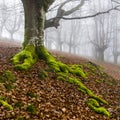 Otzarreta beech Royalty Free Stock Photo