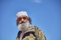 ouarzazate, MOROCCO- APRIL 13, 2022. Portrait of famous movie stuntman Bin Laden from Morocco