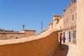 Ouarzazate, Morocco - March 11 2020 : Street view with buildings at ouarzazate town in Morocco Royalty Free Stock Photo