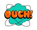 Ouch Comic Sticker