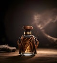 Oud Perfume bottle with agar wood concept