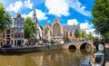 Oude Kerk Old Church in Amsterdam Royalty Free Stock Photo