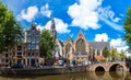 Oude Kerk (Old Church) in Amsterdam Royalty Free Stock Photo