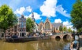 Oude Kerk (Old Church) in Amsterdam Royalty Free Stock Photo