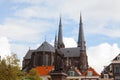 Oude Kerk (Old Church) in the city of Delft