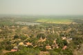 Oudong, aerial east view Royalty Free Stock Photo