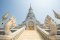 Oudong, stupa that contains relics of Buddha, stairs to golden d