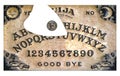 Ouija board isolated on white Royalty Free Stock Photo