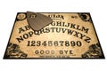 Ouija board isolated on white background