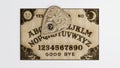 Ouija table isolated on white background Royalty Free Stock Photo