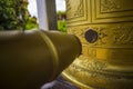 Ounalom pagoda is a wat located on Sisowath Quay in Phnom Penh, Cambodia, near the Royal Palace of Cambodia. Royalty Free Stock Photo