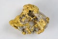 Nevada USA Gold / Quartz Nugget Royalty Free Stock Photo