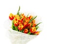 Ãâouquet of orange tulips Royalty Free Stock Photo