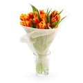 Ãâouquet of orange tulips Royalty Free Stock Photo