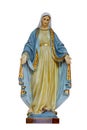 Our Blessed Morther Mary statue isolated Royalty Free Stock Photo