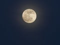 Our full moon in after sunset Royalty Free Stock Photo