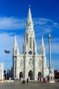 Our Lady Church, white church. Kanyakumari, India