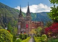 Our lady of Covadonga Sanctuary, Asturias, Spain Royalty Free Stock Photo
