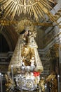 Altar of Basilica de Virgin de los Desamparados in Valencia in Spain Royalty Free Stock Photo