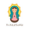 Our Lady of Guadalupe background Royalty Free Stock Photo