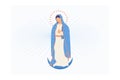 our lady of guadalupe vector, Royalty Free Stock Photo