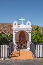 Our Lady of Guadalupe Virgin Mary statue, Borrego Springs, CA, USA Royalty Free Stock Photo