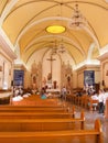 Our Lady of La Paz Cathedral Interior Royalty Free Stock Photo